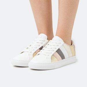 Kurt Geiger London Gold Stripe Sneakers